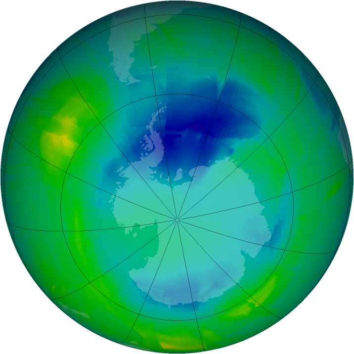 Ozone Map 2010-08-19